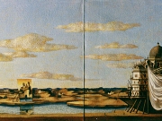 La nave dei poeti (olio su tela cm. 40x120-dittico)